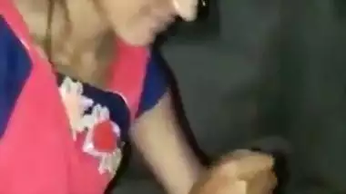 Village Maid Sucking Cock MMS