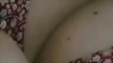 Teasing with nipple slip by sexy and horny girl