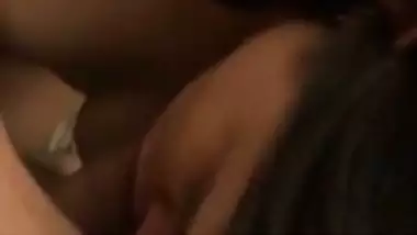 Beautiful girl condom sex with horny boyfriend